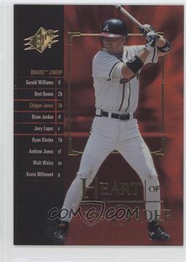 2000 SPx - Heart of the Order #H-12 - Chipper Jones