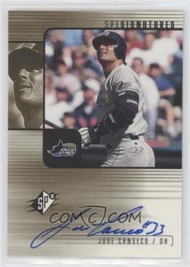 2000 SPx - Signatures #X-JC - Jose Canseco [Good to VG‑EX]