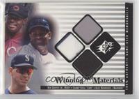 Sammy Sosa, Alex Rodriguez, Ken Griffey Jr. [EX to NM]