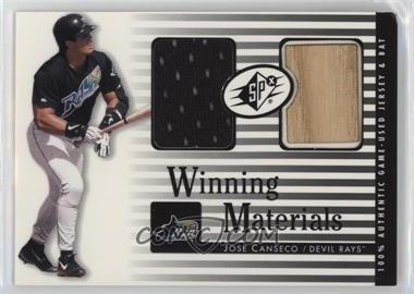 2000 SPx - Winning Materials #WM-JC - Jose Canseco [EX to NM]