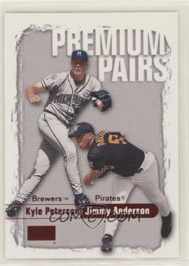 2000 Skybox - [Base] - Star Rubies #247SR - Premium Pairs - Kyle Peterson, Jimmy Anderson