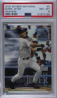 2000 Skybox - National Convention Promo #3 - Derek Jeter [PSA 8 NM‑MT]