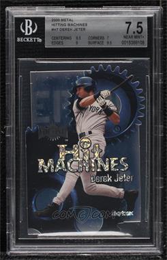 2000 Skybox Metal - Hit Machines #7 H - Derek Jeter [BGS 7.5 NEAR MINT+]