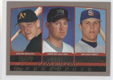 2000 Topps - [Base] - Limited Edition #441 - Prospects - Adam Piatt, Aubrey Huff, Sean Burroughs