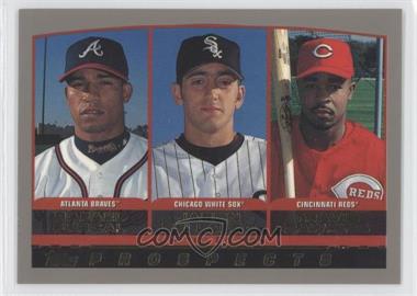 2000 Topps - [Base] - Limited Edition #442 - Prospects - Rafael Furcal, Jason Dellaero, Travis Dawkins