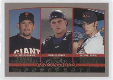 2000 Topps - [Base] - Limited Edition #448 - Prospects - Doug Mirabelli, Ben Petrick, Jayson Werth