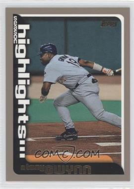 2000 Topps - [Base] - Limited Edition #459 - Season Highlights - Tony Gwynn