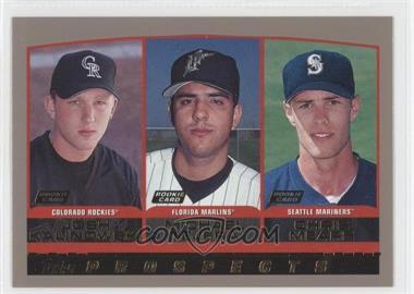 2000 Topps - [Base] #206 - Prospects - Josh Kalinowski, Michael Tejera, Chris Mears