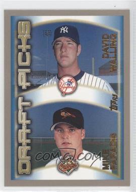 2000 Topps - [Base] #215 - Draft Picks - Mike Paradis, David Walling