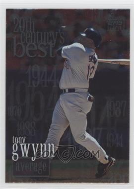 2000 Topps - [Base] #229 - 20th Century's Best - Tony Gwynn