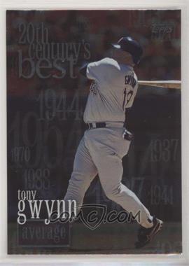 2000 Topps - [Base] #229 - 20th Century's Best - Tony Gwynn