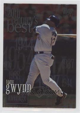 2000 Topps - [Base] #229 - 20th Century's Best - Tony Gwynn