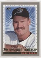 Magic Moments - Wade Boggs (1996 World Championship)