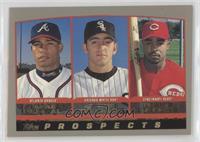 Prospects - Rafael Furcal, Jason Dellaero, Travis Dawkins [EX to NM]