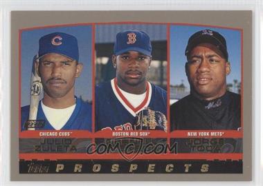 2000 Topps - [Base] #444 - Prospects - Julio Zuleta, Dernell Stenson, Jorge Toca
