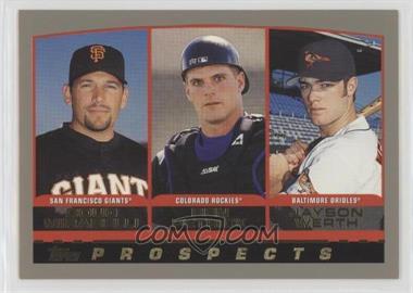 2000 Topps - [Base] #448 - Prospects - Doug Mirabelli, Ben Petrick, Jayson Werth