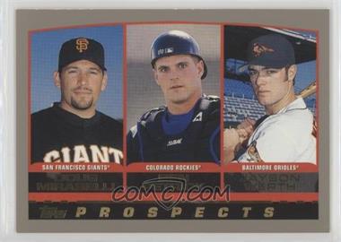2000 Topps - [Base] #448 - Prospects - Doug Mirabelli, Ben Petrick, Jayson Werth