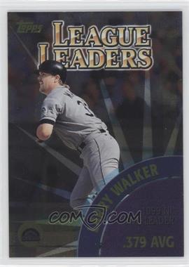 2000 Topps - [Base] #461 - League Leaders - Larry Walker, Nomar Garciaparra