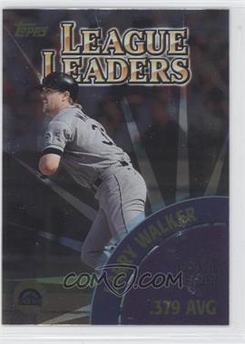 2000 Topps - [Base] #461 - League Leaders - Larry Walker, Nomar Garciaparra