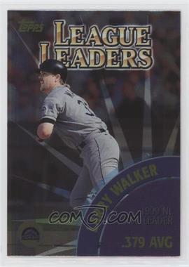 2000 Topps - [Base] #461 - League Leaders - Larry Walker, Nomar Garciaparra