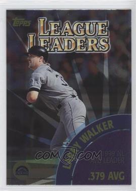 2000 Topps - [Base] #461 - League Leaders - Larry Walker, Nomar Garciaparra