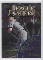 League Leaders - Larry Walker, Nomar Garciaparra