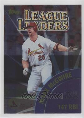 2000 Topps - [Base] #463 - League Leaders - Mark McGwire, Manny Ramirez