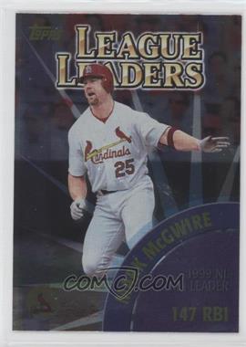 2000 Topps - [Base] #463 - League Leaders - Mark McGwire, Manny Ramirez