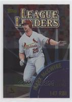 League Leaders - Mark McGwire, Manny Ramirez