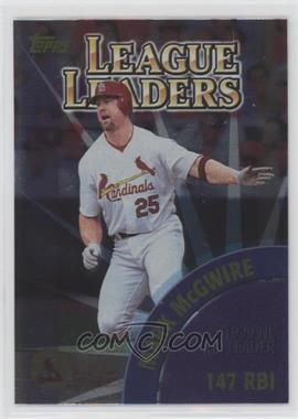 2000 Topps - [Base] #463 - League Leaders - Mark McGwire, Manny Ramirez