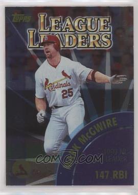 2000 Topps - [Base] #463 - League Leaders - Mark McGwire, Manny Ramirez