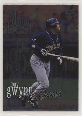 2000 Topps - [Base] #468 - 20th Century's Best - Tony Gwynn