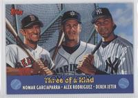 Nomar Garciaparra, Alex Rodriguez, Derek Jeter