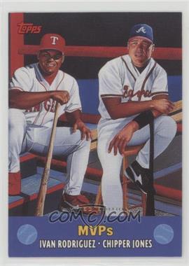 2000 Topps - Combos - Limited Edition #TC9 - Ivan Rodriguez, Chipper Jones