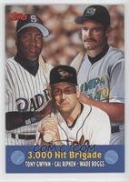 Tony Gwynn, Cal Ripken Jr., Wade Boggs