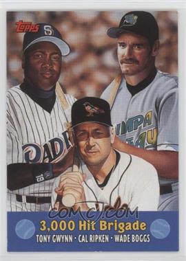 2000 Topps - Combos #TC10 - Tony Gwynn, Cal Ripken Jr., Wade Boggs