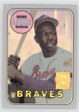 2000 Topps - Hank Aaron Chrome Reprints - Refractor #16 - Hank Aaron (1969 Topps)