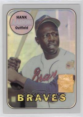 2000 Topps - Hank Aaron Chrome Reprints - Refractor #16 - Hank Aaron (1969 Topps)