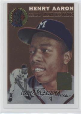 2000 Topps - Hank Aaron Chrome Reprints #1 - Hank Aaron (1954 Topps)