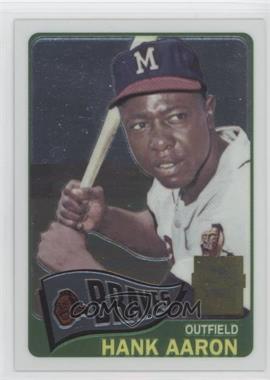 2000 Topps - Hank Aaron Chrome Reprints #12 - Hank Aaron (1965 Topps)