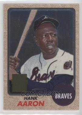 2000 Topps - Hank Aaron Chrome Reprints #15 - Hank Aaron (1968 Topps)