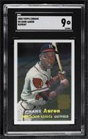 Hank Aaron (1957 Topps) [SGC 9 MINT]