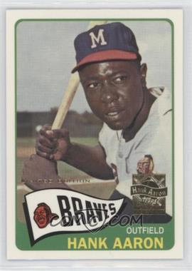 2000 Topps - Hank Aaron Reprints - Limited Edition #12 - Hank Aaron (1965 Topps)