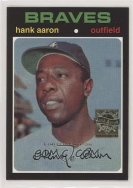 2000 Topps - Hank Aaron Reprints - Limited Edition #18 - Hank Aaron (1971 Topps)
