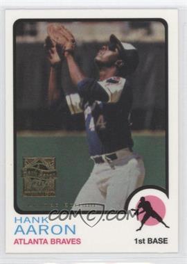 2000 Topps - Hank Aaron Reprints - Limited Edition #20 - Hank Aaron (1973 Topps)