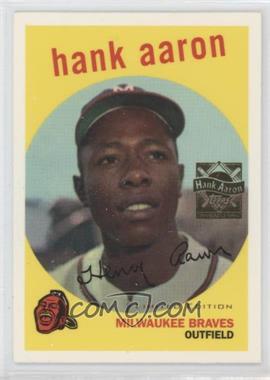 2000 Topps - Hank Aaron Reprints - Limited Edition #6 - Hank Aaron (1959 Topps)
