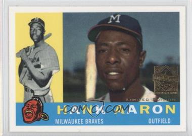 2000 Topps - Hank Aaron Reprints - Limited Edition #7 - Hank Aaron (1960 Topps)