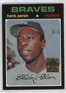 2000 Topps - Hank Aaron Reprints #18 - Hank Aaron (1971 Topps)