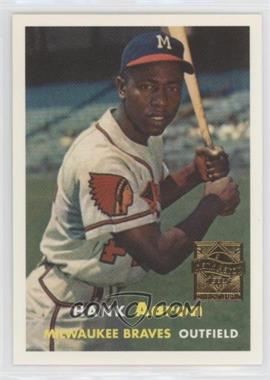 2000 Topps - Hank Aaron Reprints #4 - Hank Aaron (1957 Topps)