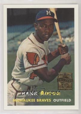 2000 Topps - Hank Aaron Reprints #4 - Hank Aaron (1957 Topps)